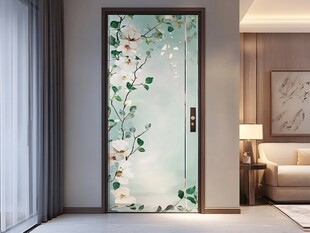 中式花鸟玻璃门 雅致空间