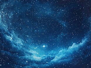 梦幻星空宇宙璀璨图景