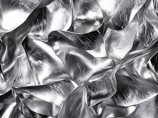 银色褶皱金属质感纹理