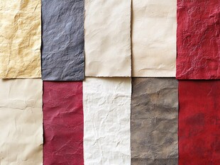 多彩复古纸张纹理展示