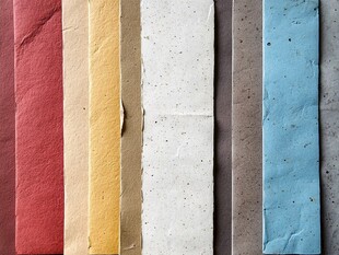 多彩质感纸张展示