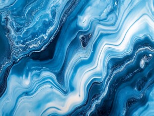 蓝色流体艺术纹理图案