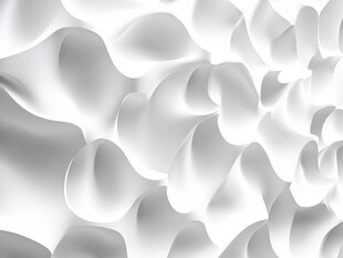 白色立体波浪纹理背景