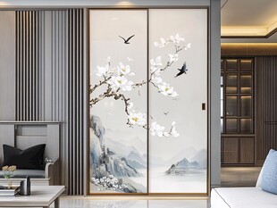 中式花鸟移门 雅致家居风