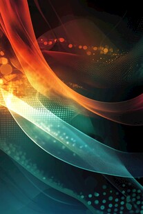 炫彩动感光线抽象背景图