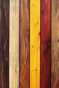 多彩木纹木板纹理展示