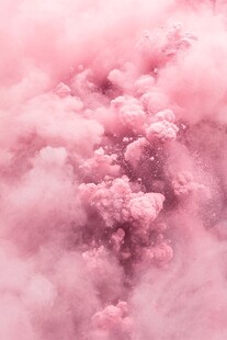 梦幻粉色烟雾特效画面