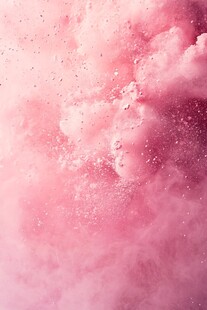 梦幻粉色烟雾弥漫场景