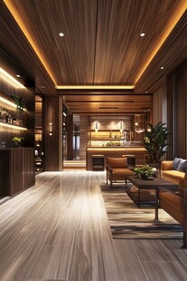 木质温馨客厅室内设计图