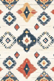 民族风几何图案纹理背景