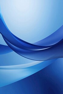 蓝色动感曲线背景图