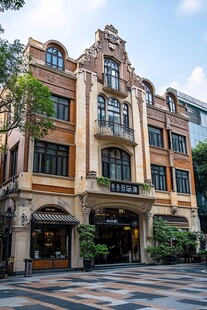 欧式复古风格商业建筑