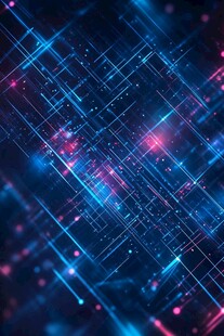 梦幻科技线条背景图案
