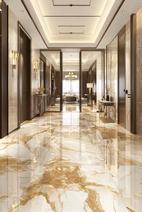 豪华大理石走廊尽显高雅