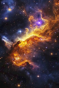 绚丽星云宇宙奇观