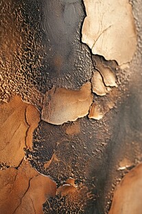 剥落的陈旧墙面纹理