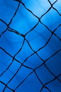 蓝色网格背景纹理特写