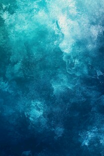 蓝绿色梦幻水彩纹理背景