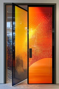 炫彩艺术玻璃门设计展示