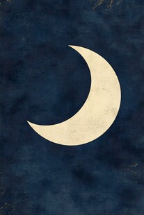 复古风格新月图案背景