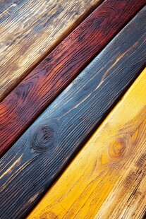 多彩木纹板材纹理特写