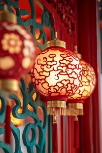 中式灯笼装点古典空间