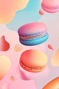 梦幻马卡龙缤纷色彩世界