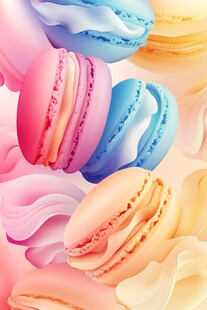 缤纷马卡龙 甜蜜视觉盛宴