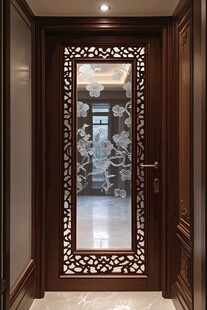 中式雕花木门 尽显典雅
