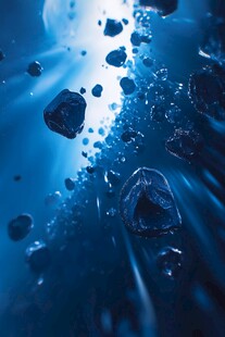 深海中漂浮的神秘碎冰