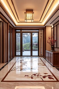 中式奢华门厅设计尽显典雅