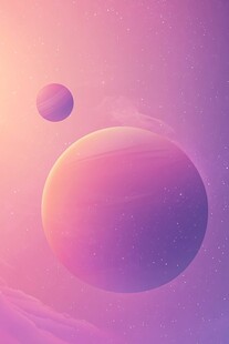 梦幻双行星宇宙景观