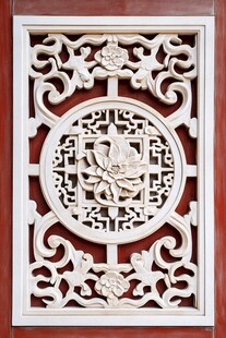 中式雕花窗饰精美图案