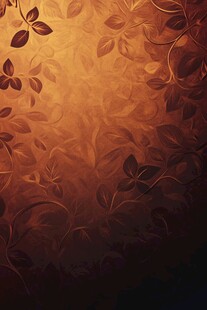 暖色调花卉纹理背景图