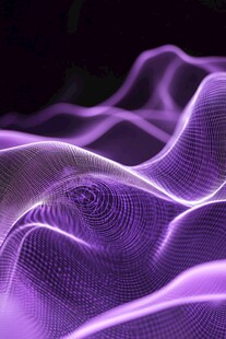 梦幻紫色流动光影纹理