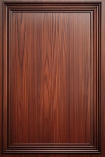 深棕实木门板纹理特写