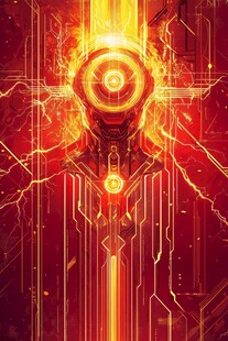 赛博朋克风机械头像