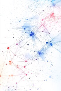 梦幻网络线条抽象背景图