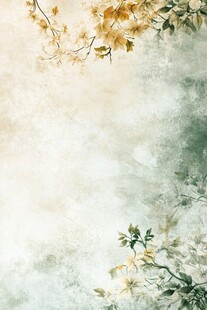 淡雅花卉背景图