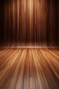 木质背景展示空间