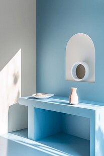 蓝调角落 简约家居小景