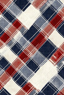 复古格纹布料图案设计