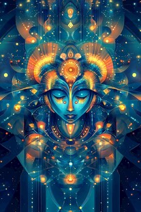 神秘幻彩的异域灵魅头像