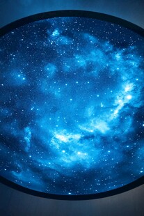 梦幻蓝色星空宇宙图景