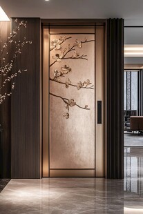 中式雕花门 尽显典雅韵味