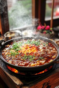 热气腾腾的美味火锅盛宴