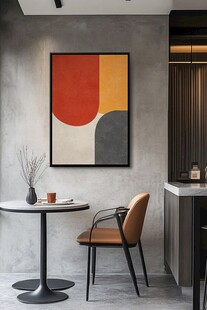 现代简约风餐厅一角装饰