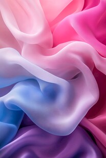 梦幻渐变丝绸布料纹理