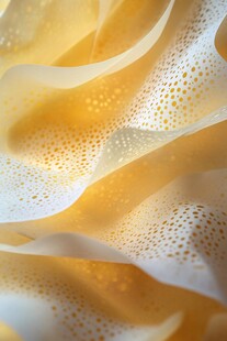 1 金色波点薄纱质感纹理