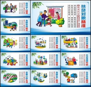 精准扶贫海报